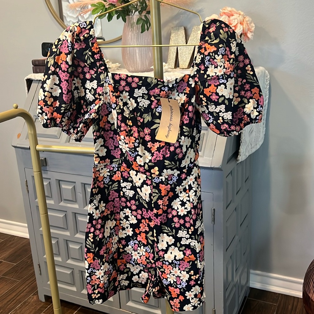 NWT Princess Highway Natalie Puff Sleve Playsuit Size 6